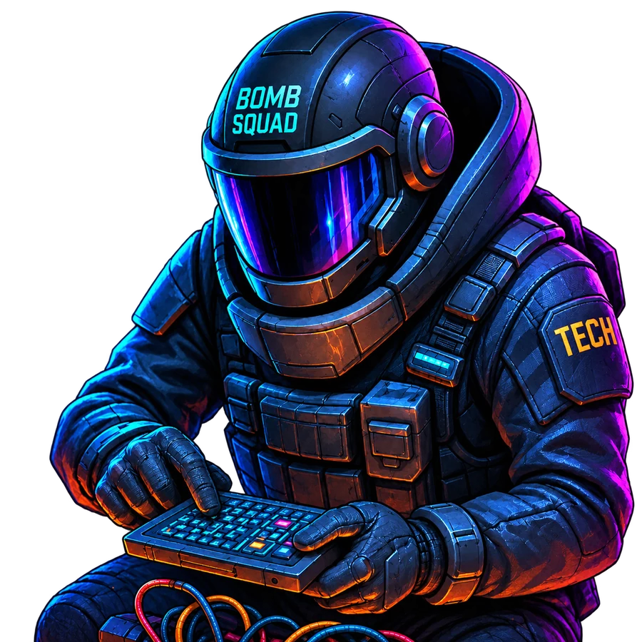 Bomb Squad 87 armored command operator